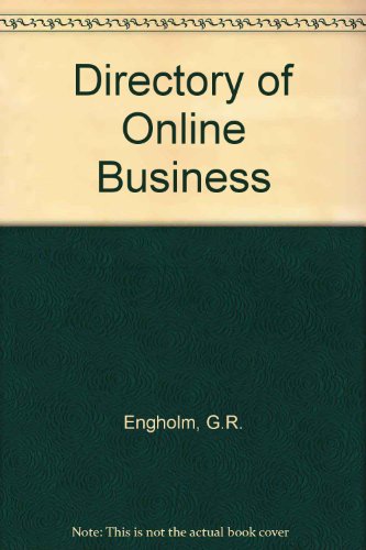 Book Directory Of Online Business free