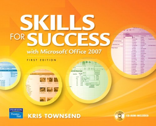 Book Skills for Success With Microsoft Office 2007 free