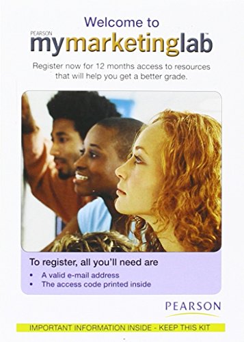 Book Mymarketinglab + Pearson Etext + Access Card for Principles of Marketing free