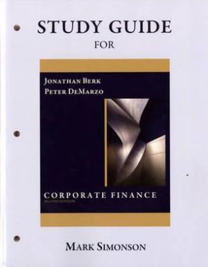 Book Study Guide for Corporate Finance free
