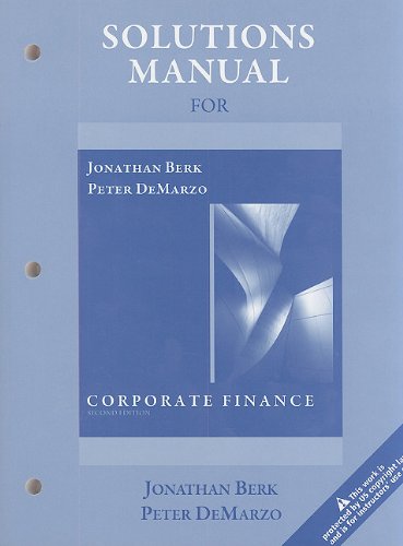 Book Solutions Manual For Corporate Finance free