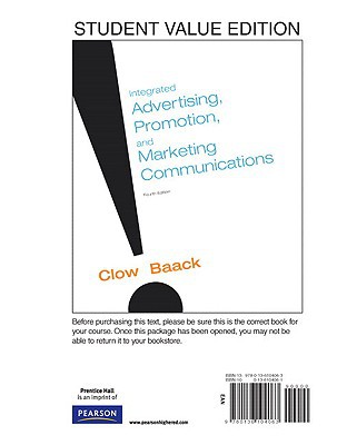Book Integrated Advertising, Promotion, and Marketing Communications free