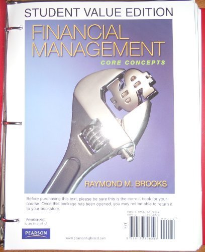 Book Financial Management: Core Concepts free