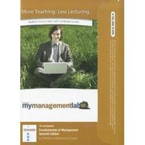 Book Mymanagementlab with Pearson Etext -- Access Card -- For Fundamentals of Management free