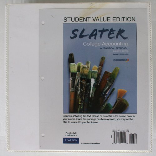Book College Accounting: Student Value Edition free