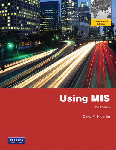 Book Using MIS: International Edition free
