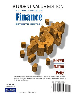 Book Foundations of Finance: The Logic and Practice of Financial Managment, Student Value Edition free