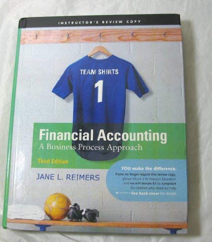 Book Financial Accouting a Business Process Approach (instructor's Review copy) free