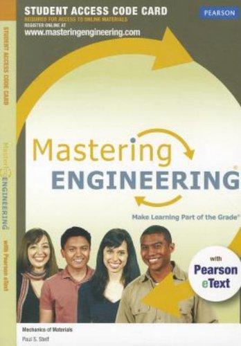Book Engineering Mechanics Statics: Masteringengineering With Pearson Etext Student Access Code Card free