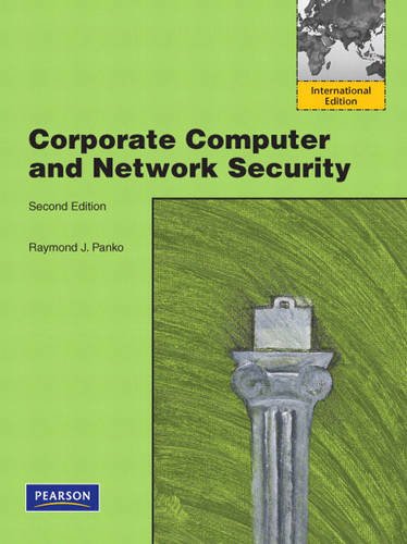 Book Corporate Computer and Network Security free