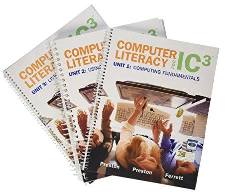 Book Computer Literacy for Ic3, Unit 1, 2 and 3 Package free