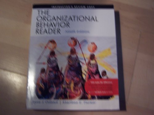 Book The Orgnizational Behavior Reader Instructor's Review Copy free