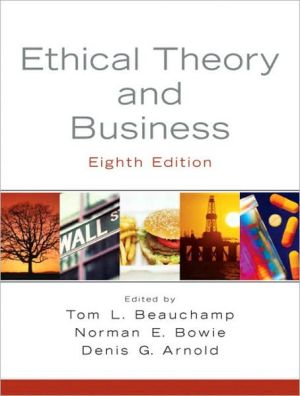 Book Ethical Theory and Business (8th Edition) free