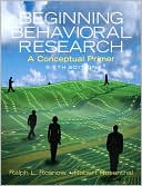 Book Beginning Behavioral Research: A Conceptual Primer free