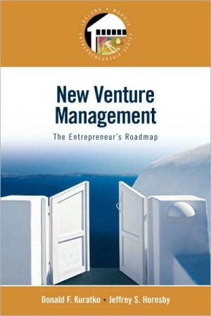 Book New Venture Management: The Entrepreneur's Roadmap (Entrepreneurship Series) free