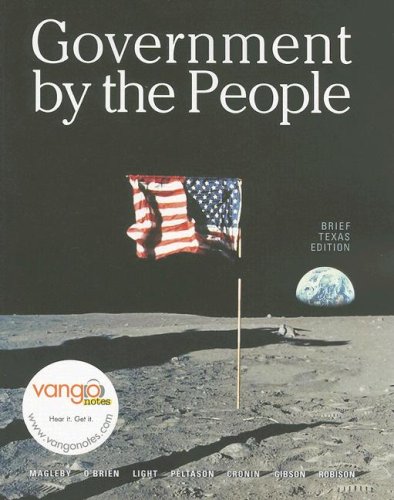 Book Government by the People, Texas Brief Edition (7th Edition) free