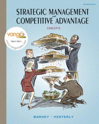 Book Strategic Management and Competitive Advantage: Concepts free