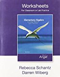 Book Worksheets for Classroom and Lab Practice for Elementary Algebra Early Graphing for College Students free