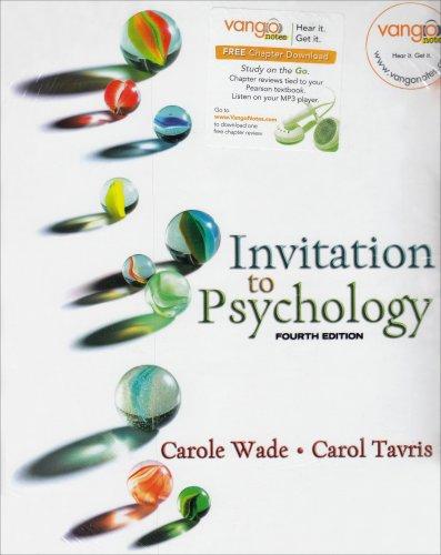 Book Invitation to Psychology free
