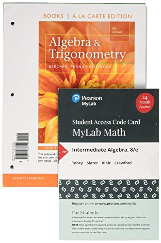 Book Intermediate Algebra, Loose-Leaf Version Plus MyLab Math with Pearson eText -- 24 Month Access Card Package free