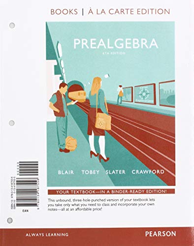 Book Prealgebra, Loose-Leaf Edition Plus MyLab Math with Pearson eText -- 24 Month Access Card Package free