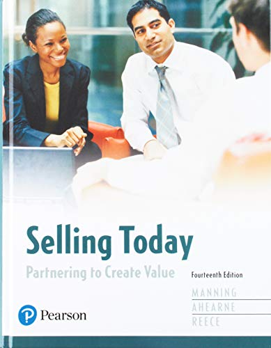 Book Selling Today: Partnering to Create Value Plus 2019 MyLab Marketing with Pearson eText -- Access Card Package free