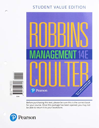 Book Management, Student Value Edition + 2019 MyLab Management with Pearson eText -- Access Card Package free