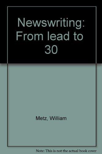Book Newswriting: From lead to "30" free