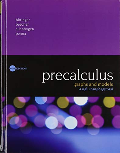 Book Precalculus: Graphs and Models, A Right Triangle Approach Plus MyLab Math with Pearson eText -- 18 Week Access Card Package free