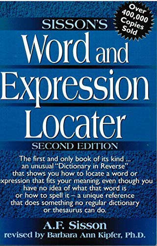 Book Sisson's Word and Expression Locator free