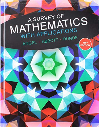 Book A Survey of Mathematics with Applications Plus MyLab Math with Pearson eText -- 24 Month Access Card Package free