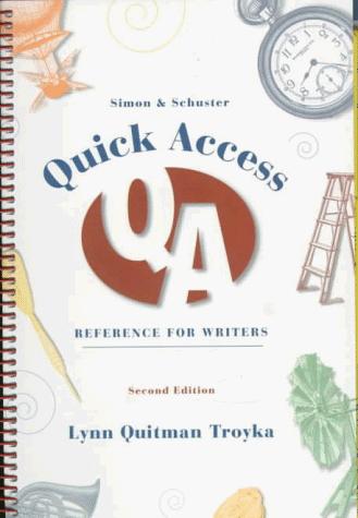 Book Simon & Schuster Quick Access Reference For Writers free