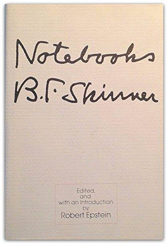 Book Notebooks, B.F. Skinner free