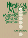 Book Numerical Methods For Mathematics, Science, and Engineering free
