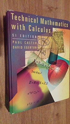 Book Technical Mathematics with Calculus: SI Edition free