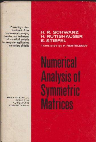 Book Numerical analysis of symmetric matrices, (Prentice-Hall series in automatic computation) free