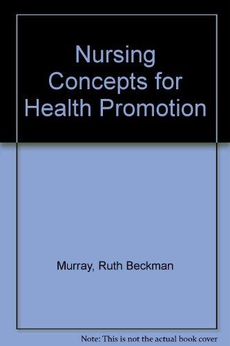 Book Nursing Concepts For Health Promotion free