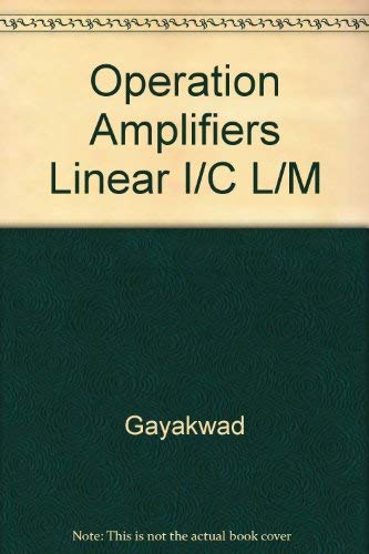 Book Operating Amps and Linear Integrated Circuits free