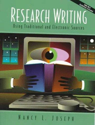 Book Research Writing Using Traditional and Electronic Sources free