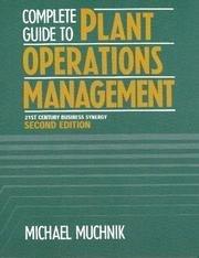 Book Complete Guide to Plant Operations Management free