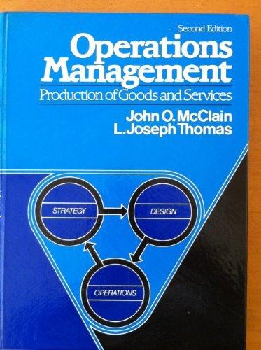 Book Operations management: Production of goods and services free