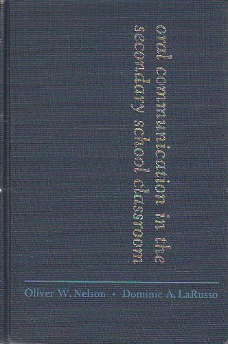 Book Oral Communication in the Secondary School Classroom free