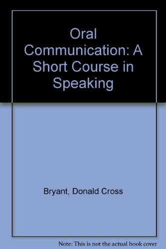 Book Oral Communication: A Short Course In Speaking free