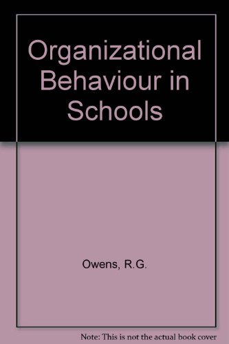 Book Organizational behavior in schools free