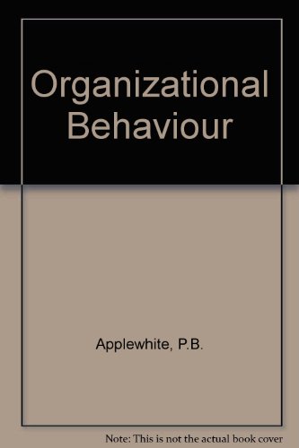 Book Organizational Behavior free Book Organizational Behavior free