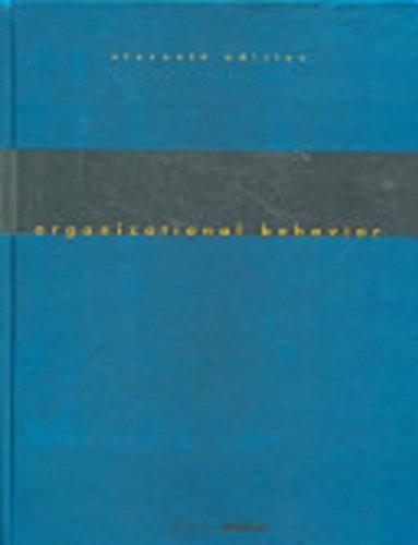 Book Organizational behavior: Concepts, controversies, and applications free
