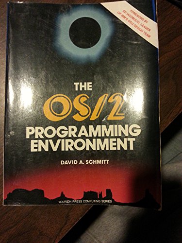 Book The Os/2 Programming Environment (yourdon Press Computing Series) free
