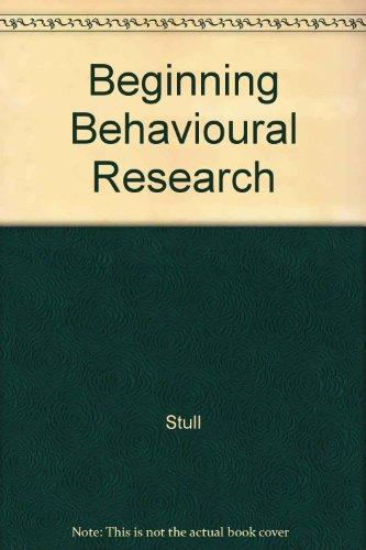Book Beginning Behavioural Research free