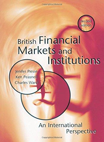 Book British Financial Markets and Institutions: An International Perspective free