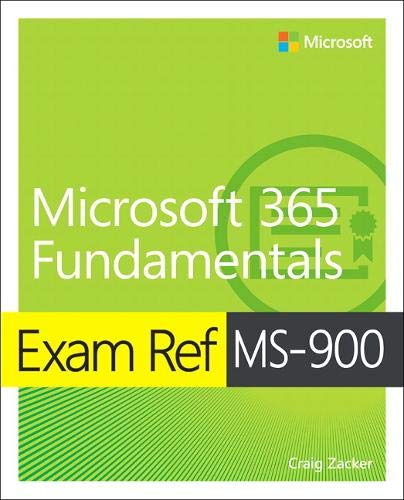 Book Microsoft 365 Fundamentals Exam Ref MS-900 free